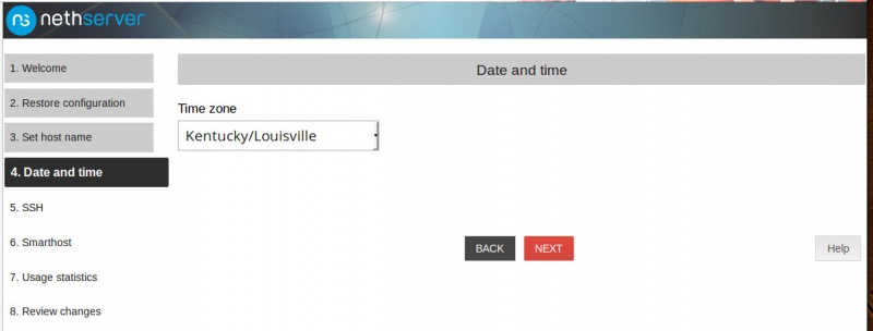 Figure 4: Switching the network interface from DHCP to Static.